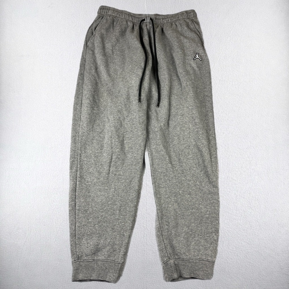 Jordan Joggers Mens XL Gray Essential Brooklyn Fleece Jumpman DQ7340-091